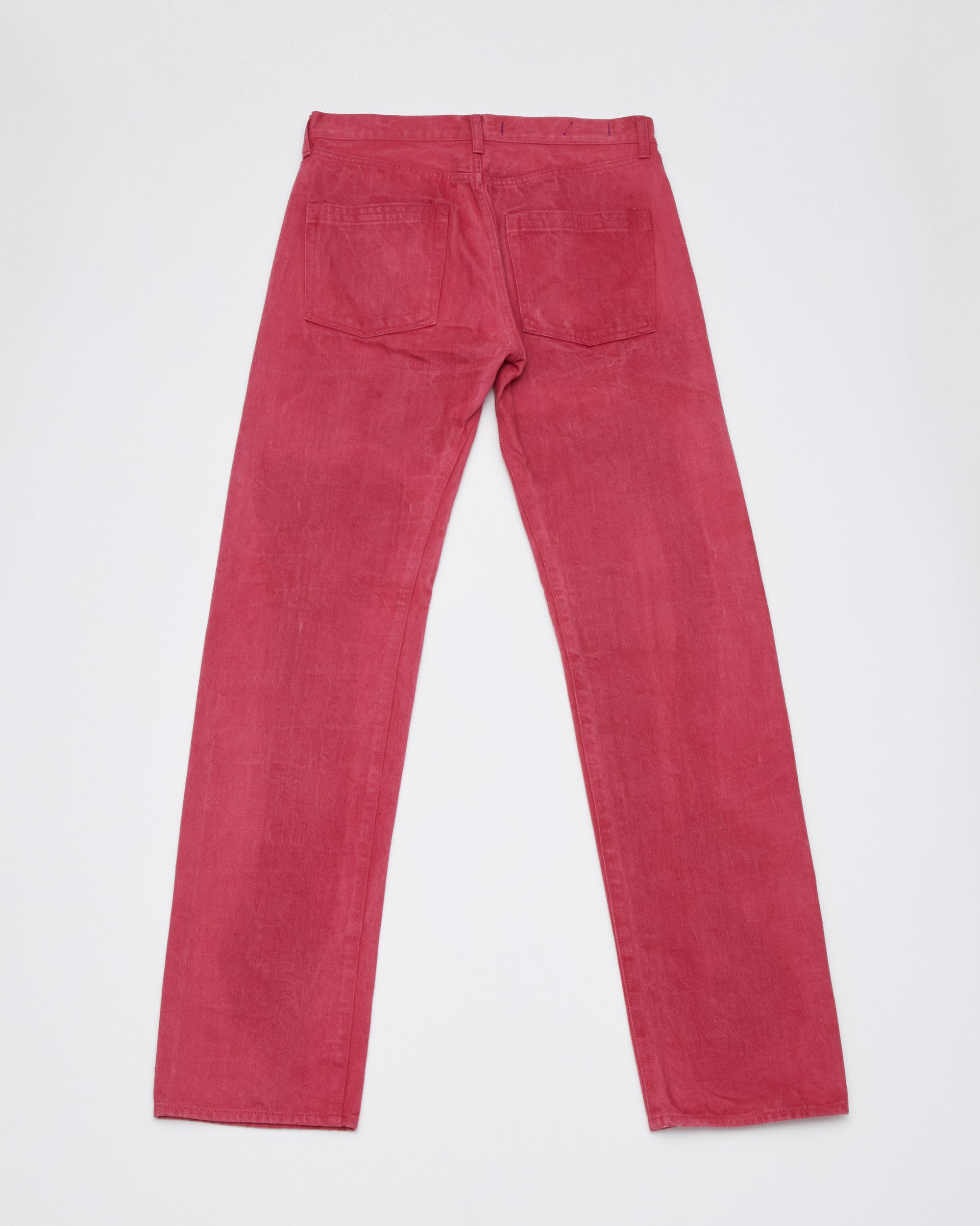 バックプットスタイル<br>ヨーク位置とポケット位置を上げることによりヒップUP効果があります。