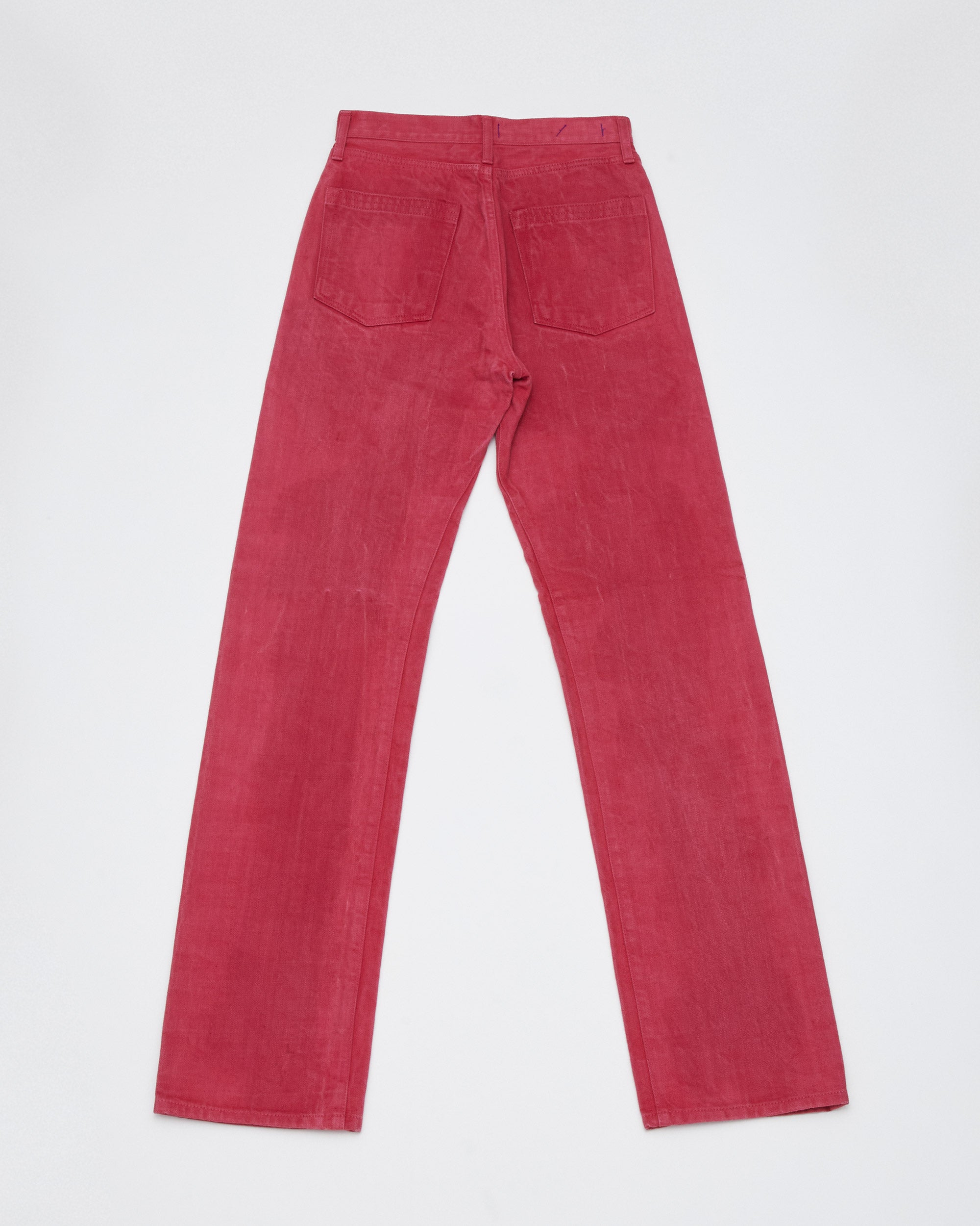 バックプットスタイル<br>ヨーク位置とポケット位置を上げることによりヒップUP効果があります。